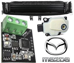 Моторчик активные жалюзи радиатора - эмулятор жалюзей для Мазда, Mazda. AGS