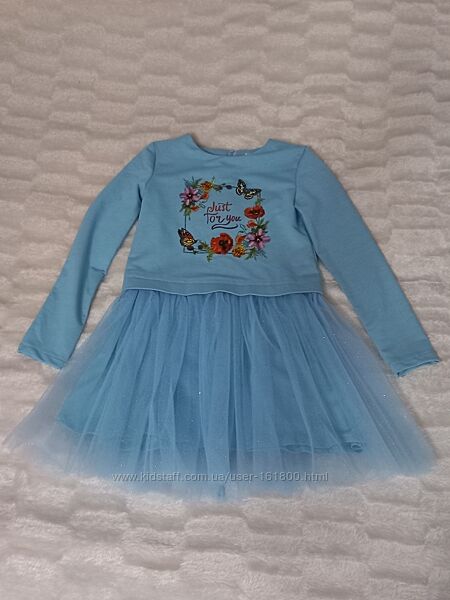 сукня для дівчинки 8-9 років з пишною спідничкою