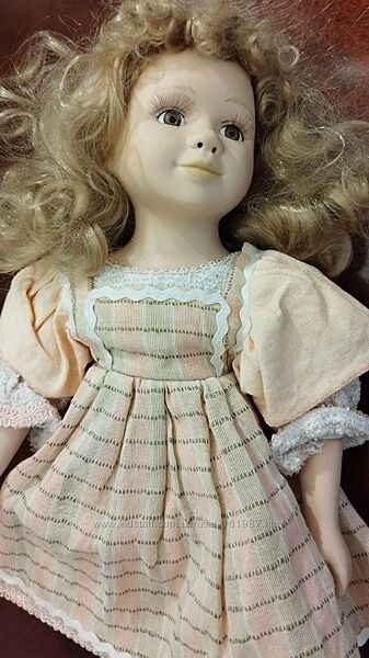 Красивая, немецкая коллекционная куклаДевочка красотка. Высота-42см. 