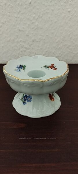 Винтажный фарфоровый подсвечник от KPM Royal 60хх. гг. Германия. 