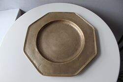 Тарелка большая, настенная, бронза, 2.4 кг, Дания