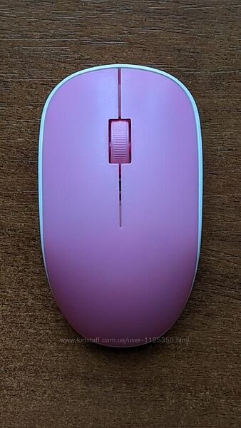 Мышка розового цвета небольшая