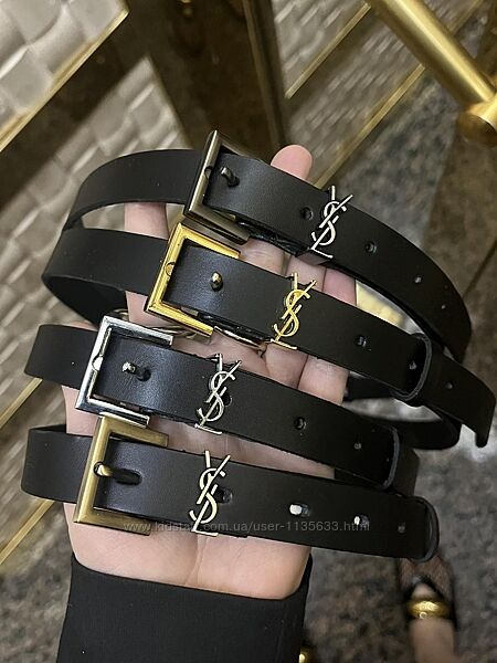 Ремень в стиле YSL в эко коже