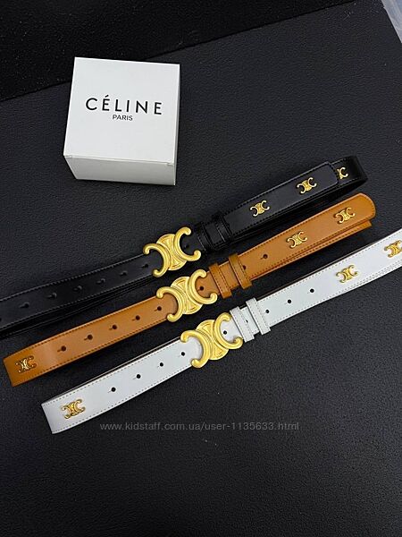Жіночий шкіряний ремінь в cтилі Celin