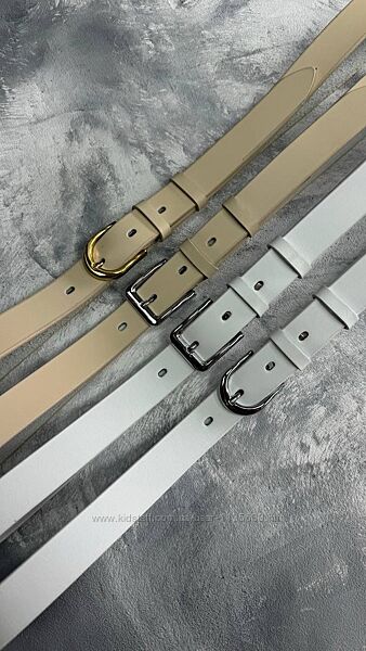 Женский узкий кожаный ремень