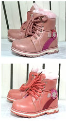 Дитячі зимові черевики для дівчинки на хутрі Clibee 76, Розміри 23-26