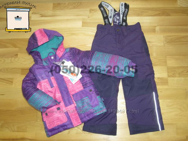 Зимовий дитячий комбінезон 284 m f14 purple ТМ Nano Канада