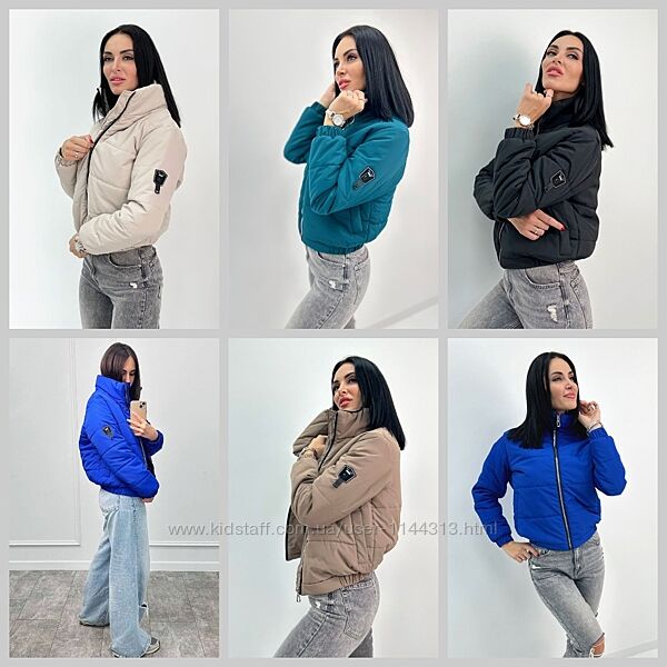 Демісезонна куртка з нашивкою Ivi від 42 до 52 розміру