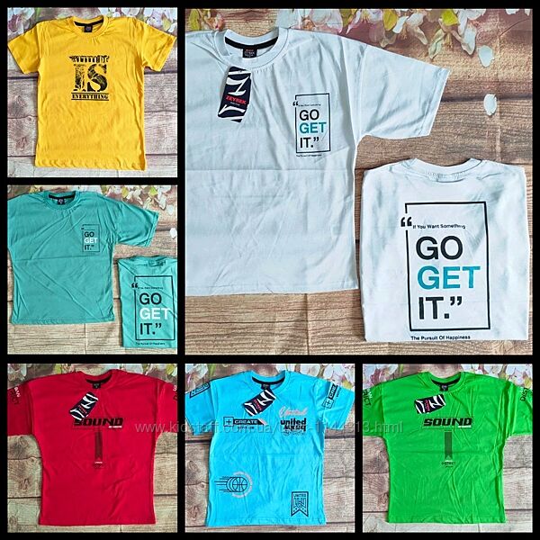 Футболка на хлопчика на зріст від 128 до 158, футболка оверсайз