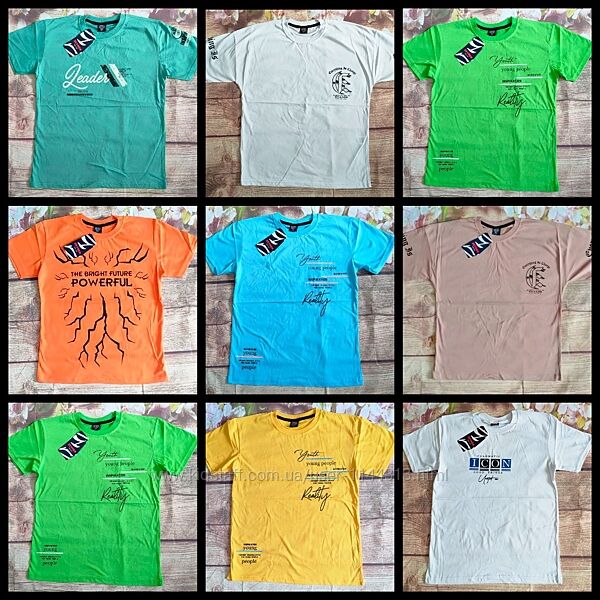 Футболка на хлопчика на зріст від 146 до 170, футболка оверсайз