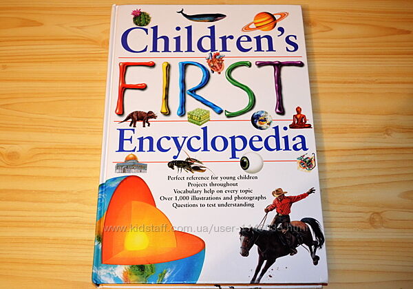 Children s first encyclopedia, дитяча книга англійською