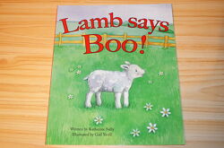Lamb says boo, дитяча книга англійською