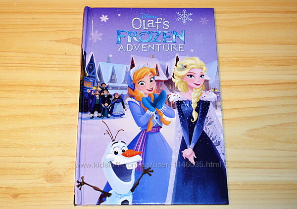 Olaf s frozen adventure, дитяча книга англійською