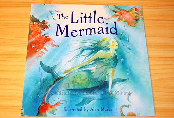 The little mermaid, дитяча книга англійською