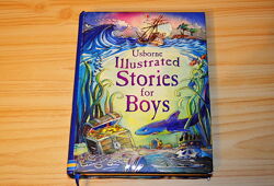Usborne illustrated stories for boys, дитяча книга англійською