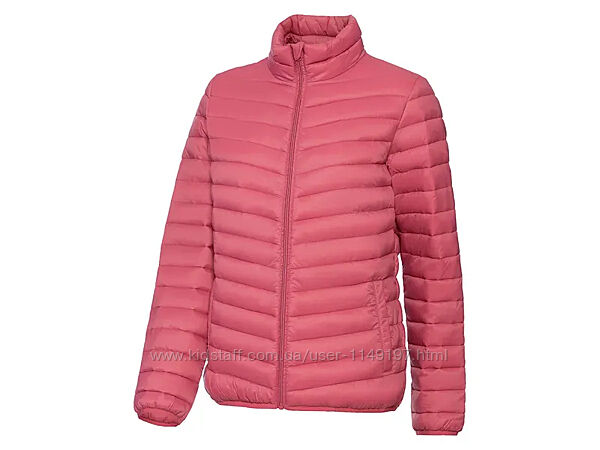 Рожева демісезонна женская куртка crivit євро розмір м на наш 46/48р.