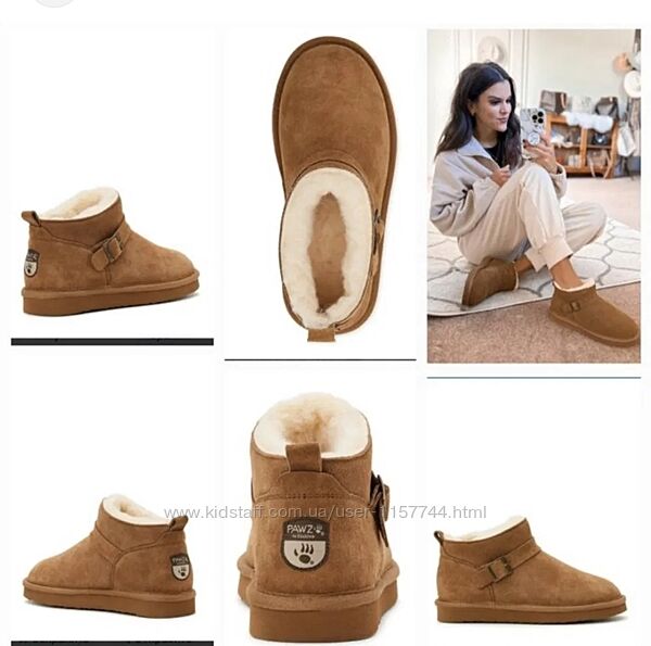 Bearpaw. Женские короткие угги 9 размер