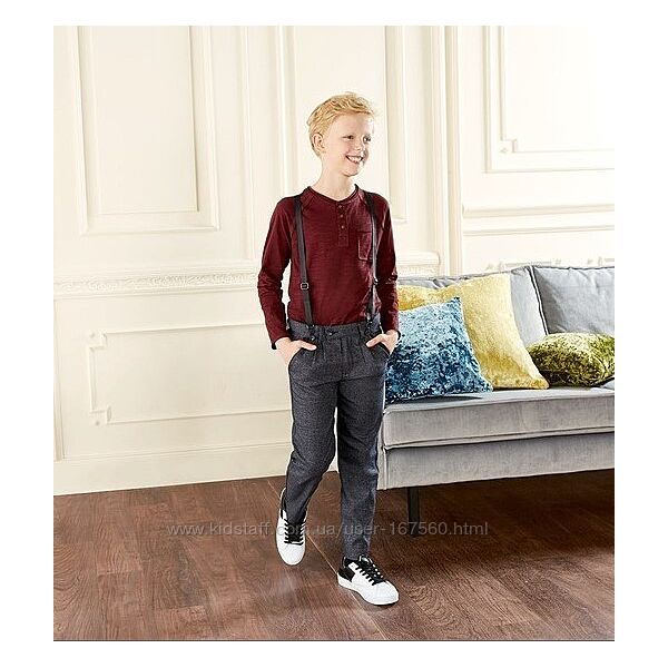 Стильні брюки штани демі для хлопчика р.134 Pepperts, Німеччина
