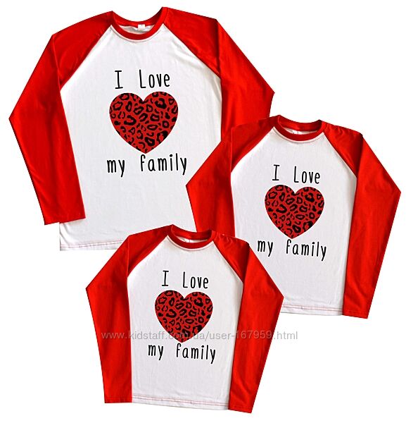 Регланы Family look