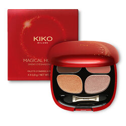 Палитра теней Magical holiday smoky eyeshadow quad Kiko Milano 02