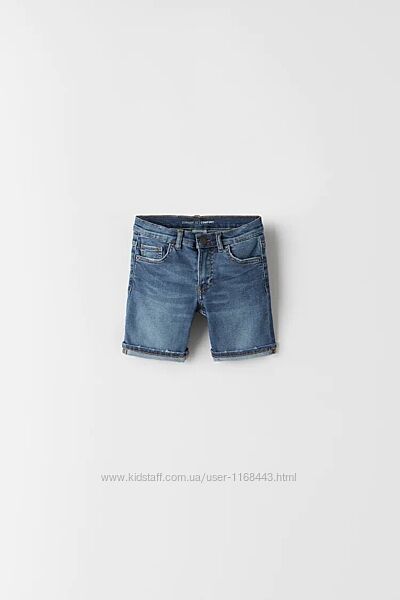Джинсовые шорты Zara straight 9 лет, 134 см для мальчика
