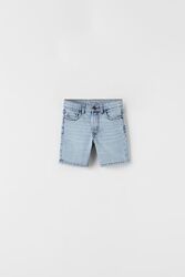Джинсовые шорты Zara straight 7 лет, 122 см для мальчика