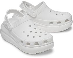 жіночі шльопанці на платформі crocs crush clog Оригінал розмір w10