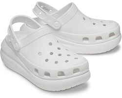 жіночі шльопанці на платформі crocs crush clog Оригінал розмір w9