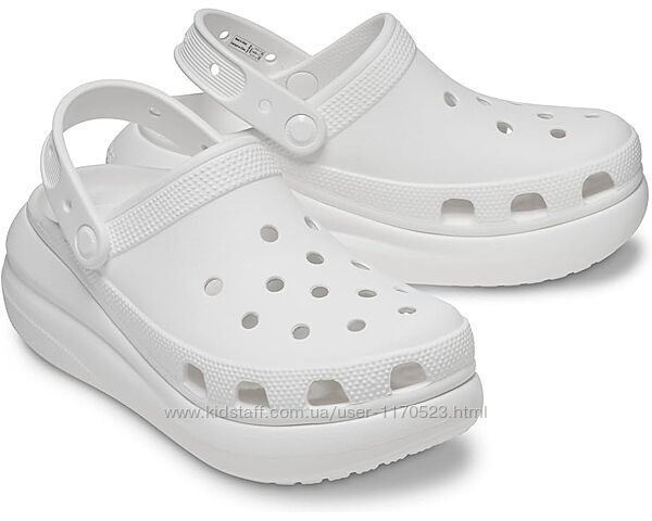 женские сабо крокс на платформе Crocs Classic Crush Clog Оригинал w10