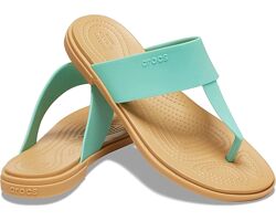 шлёпанцы crocs Tulum Flip женские вьетнамки крокс w6