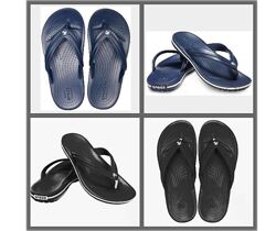 Мужские шлепанцы Crocs crocband flip Оригінал розміри m12 