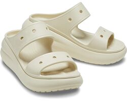жіночі шльопанці на платформі Crocs Classic Crush Sandal оригінал W7-W10