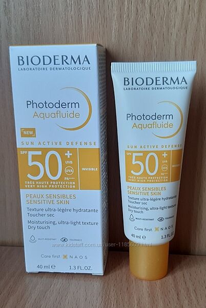 Bioderma Photoderm - сонцезахисний флюїд для комбінованої шкіри обличчя.