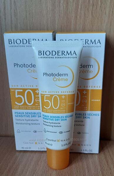 Bioderma Photoderm крем сонцезахисний для нормальної/сухої шкіри.