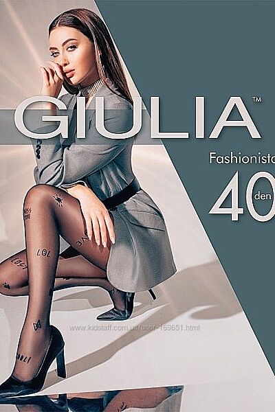 Женские колготки с узором GIULIA Fashionista 40 model 7
