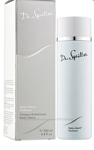 Освіжний тонік для сухої шкіри Dr. Spiller Hydro Marine Freshener 
