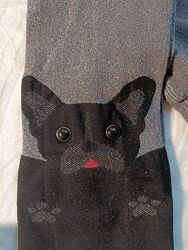 Колготки темные с бульдогом Frenchie 50den Knittex