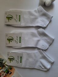 Шкарпетки жіночі короткі білі в сітку