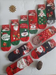 Шкарпетки жіночі новорічні плюшеві преміум якість