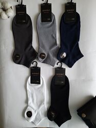 Шкарпетки чоловічі короткі однотонні шовкові преміум якість