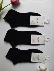 Носки женские короткие черные премиум качество