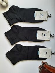 Носки мужские короткие черные премиум качество