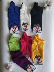Носки женские короткие яркие с вышивкой на хлястике montebello турция