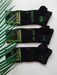 Шкарпетки чоловічі короткі бамбукові чорні туреччина преміум якість