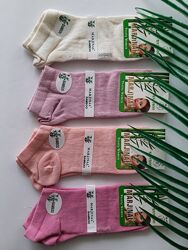 Шкарпетки жіночі короткі бамбукові однотонні  туреччина преміум якість