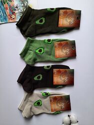 Шкарпетки короткі жіночі з авокадо