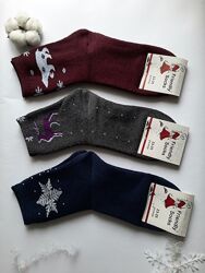 Шкарпетки махрові з візерунком 3 моделі