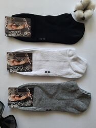Шкарпетки чоловічі короткі однотонні