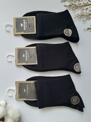 Шкарпетки жіночі бавовняні чорні і білі класичні преміум якість
