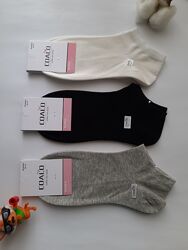 Шкарпетки бавовняні короткі однотонні різні кольори преміум якість